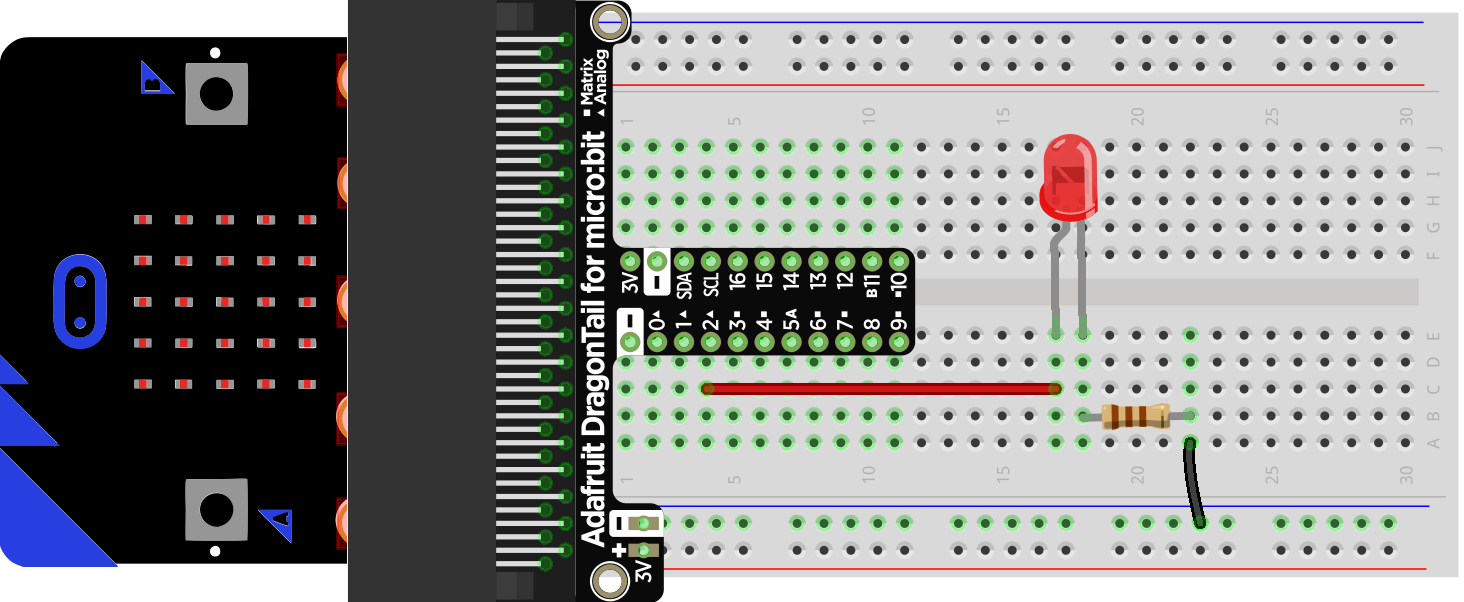 breadboard microbit diode bb