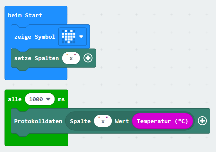 Datalogger initial step 5 de