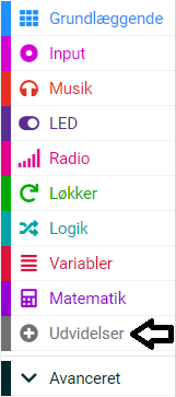Udvidelser