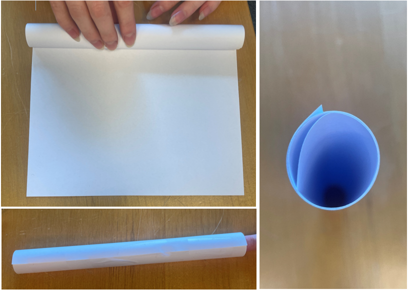 Roll the paper