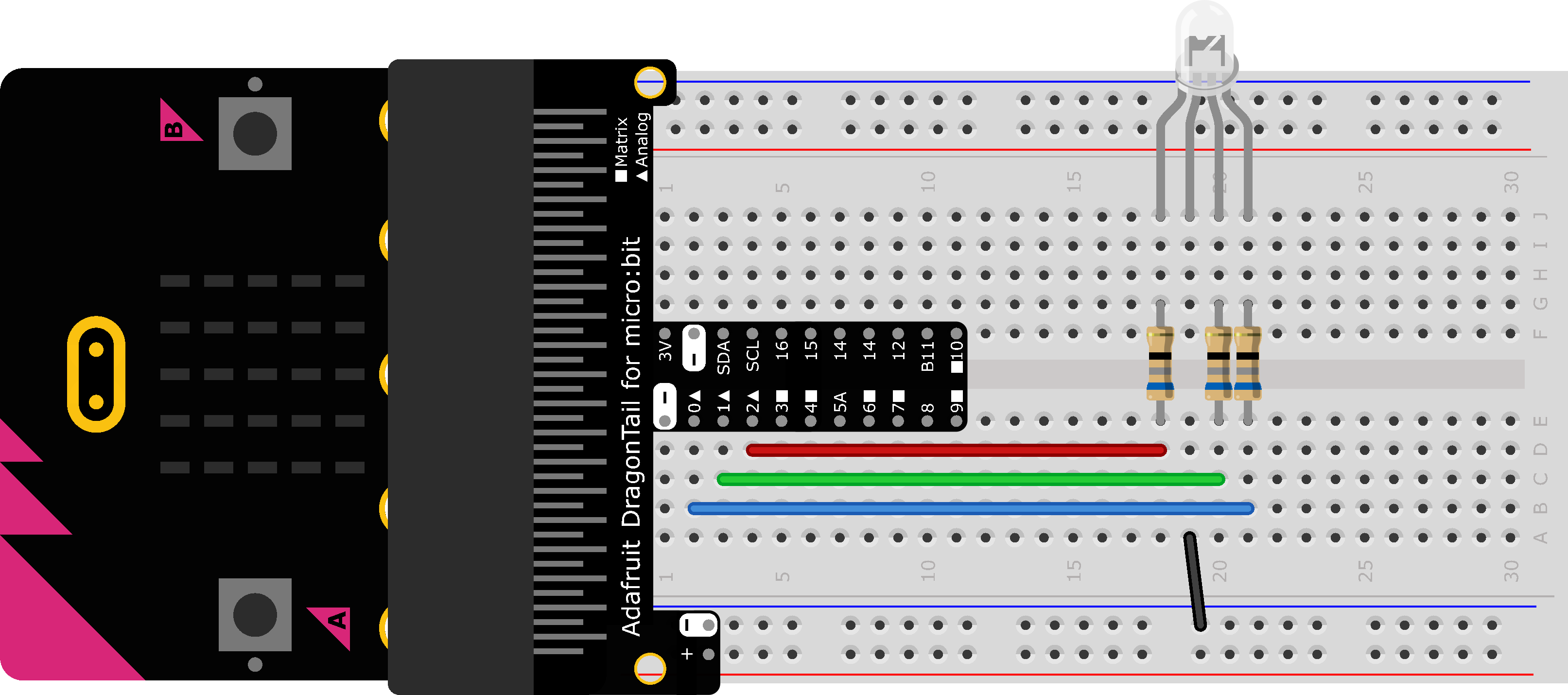 Fritzing (RGB LED)